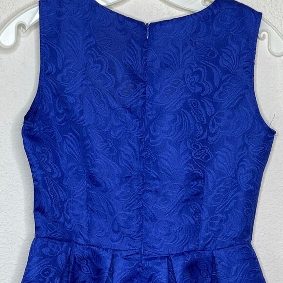 Designer Dress Blue - Picture 5 of 8